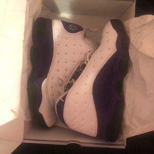 Purple lacker Jordan 13s